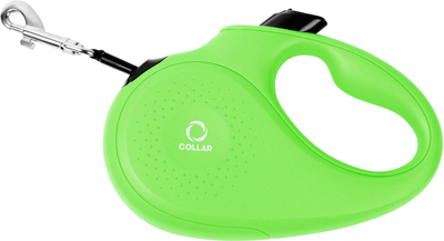 Повідець-рулетка Collar M для собак до 25 кг, 5 м Салатовий (81255)