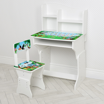 Парта Bambi Джунгли 904-1(UA) White / Green (904-1(UA))