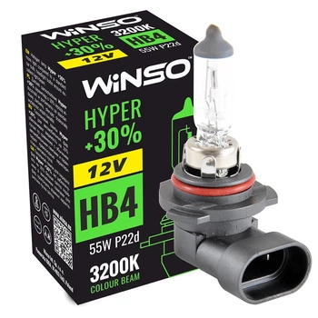 Галогенова лампа Winso HB4 12V 55W HYPER +30% 712600