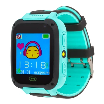 Детские смарт-часы c GPS APEXEL S9 +камера и фонарик Green