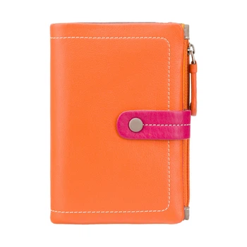 Женский кожаный кошелек Visconti M87 Malabu (Orange Multi)
