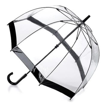 Зонт-трость женский Fulton Birdcage-1 L041 Black (Черный)