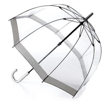 Зонт-трость женский Fulton Birdcage-1 L041 Silver (Серебряный)