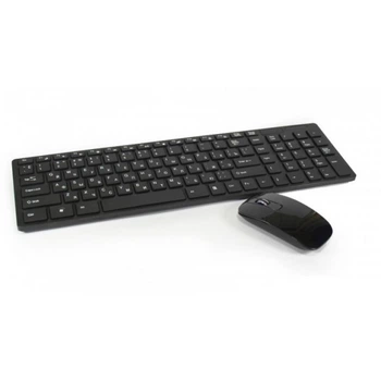 Беспроводный комплект (клавиатура и мышка) WIRELESS K06 Black