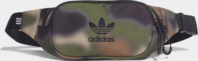 Мужская поясная сумка Adidas Camo Waistbag GN3187 Hemp/Wilpin/Black (4062065458055)