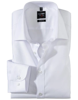 Сорочка чоловіча Olymp Level Five Body Fit 6090-64-00 біла, Розмір L