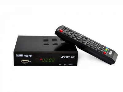 Цифровая приставка. Тюнер. Ресивер DVB-T2 Aspor A603