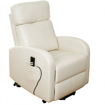 Підйомне крісло ОSD CAROL з двома моторами біле (OSD-CAROL-PU02-1LD)
