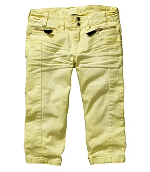 Капрі H&M XS (на ріст 152) жовті (97-7132)