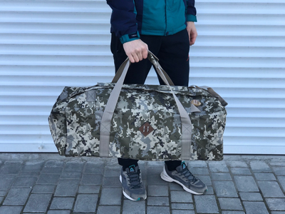 Тактический военный дорожный рюкзак сумка Oxford 60 л Украина Пиксель (1164)