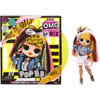 Игровой набор с куклой LOL Surprise OMG Remix POP B.B (MGA Entertainment, США) ЛОЛ Сюрпрайз Ремикс Диско-Леди (567257)