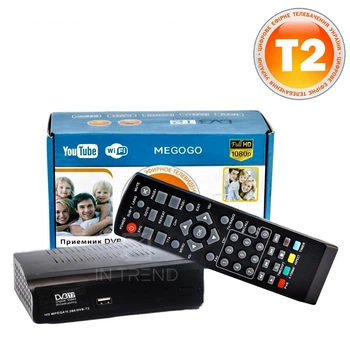 Тюнер Т2 DVB-T2 MEGOGO T2-168 для прийому цифрового ефірного телебачення