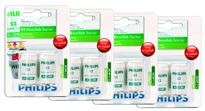 Стартер Philips S2 4-22W SER 220-240V WH 4 пачки