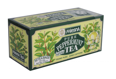 Чай травяной пакетированый мелколистовой мята перечная, Млесна (Mlesna) 75г. (13-016 s)