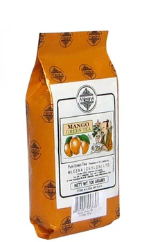 Чай зелений розсипний крупнолистовий Манго, Млесна (Mlesna) 100г. (01-008 Mango)