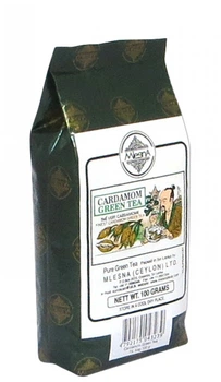 Чай зелений розсипний крупнолистовий Кардамон, Млесна (Mlesna) 100г. (01-008 cardamon)
