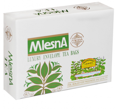Чай трав'яний пакетування дрібнолистовий м'ята перцева, Млесна (Mlesna) 300г. (13-030 s)