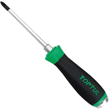 Викрутка хрещата Toptul PH1 x 75 мм з шестигранником, ударна (FBGB0108)