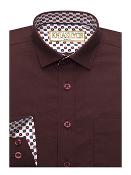Сорочка Княжич 134-140/32 Бордовий Maroon