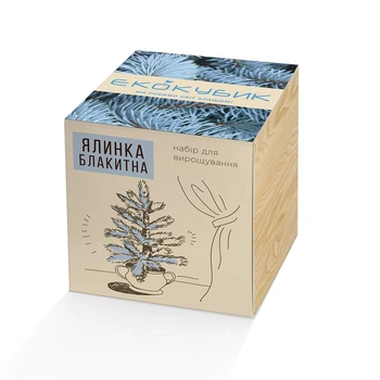 Живой куб Ecocube «Голубая Ель» (21788)