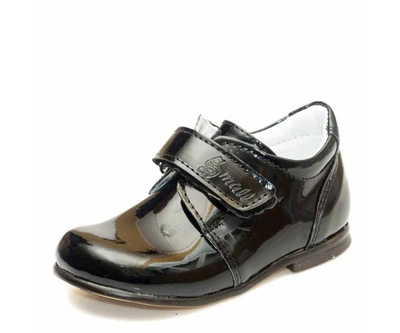 Туфли Sibel Bebe 2126 чёрный лак (22-25) Чёрный 25р 16,5 см