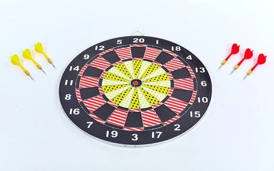 Мета для гри в дартс із пресованого паперу Baili 17in BL-67325