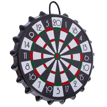 Мишень для игры в дартс магнитная с крышками BOTTLE CAP SP- серия "Любительские игры" (d-23см, в комплекте 10 крышек) (A003P)