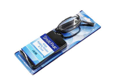 Складні окуляри для читання +2,00 з прямокутної оправою Foster Grant Чорний US1-100147