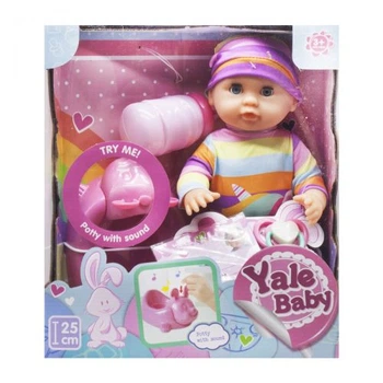 Кукла-пупс Yale Baby 25 см функциональная с аксессуарами (YL1918D)