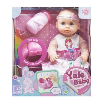 Кукла-пупс Yale Baby 25 см функциональная с аксессуарами (YL1918G)