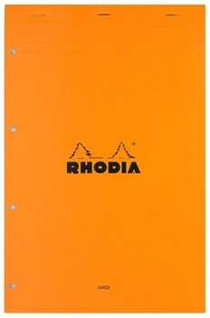Блокнот Rhodia legal pad 119 А4+ в лінію помаранчевий