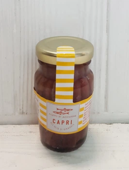 Анчоуси в соняшниковій олії Filetti di acciughe передній olio di girasole Capri 80гр. (Італія)