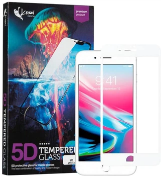 Защитное стекло Krazi для смартфона Apple iPhone 7/8 White (2099900719745)