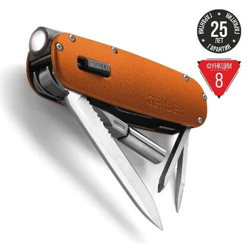 Мультитул Gerber Fit light Tool помаранчевий