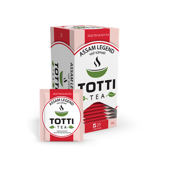 Чай пакетированный TOTTI TEA Легендарный Ассам 2 г х 25 шт
