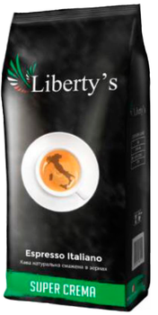 Зернова натуральна кава LIBERTY'S Super Crema 1 кг