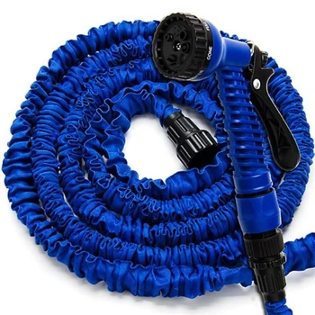 Шланг для полива X HOSE 30 м поливочный растягивающийся с распылителем Blue