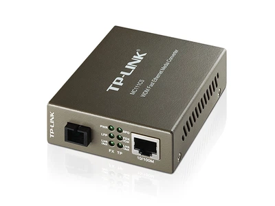 Медіаконвертер TP-LINK для оптоволокна 100BASE-FX та 100BASE-TX до 20 км з підтримкою WDM SC