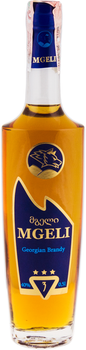 Бренди Mgeli Georgian Brandy 3* 3 года выдержки 0.5 л 40% (4860105084024)