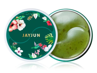 Гидрогелевые патчи под глаза с экстрактом зеленого чая Jayjun Green Tea Eye Gel Patch, 60шт (8809495894956)