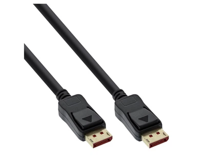 Кабель монітора-сигнальний InLine DisplayPort M/M 0.5m v1.4 8K@60Hz D=6.0mm 3xS HDR Cu чорний(77.P1.7255)