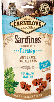 Лакомство для кошек Carnilove Semi Moist для кошек с сардиной и петрушкой 0.05 кг (8595602527236)
