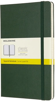 Записная книга Moleskine Classic 13 х 21 см 240 страниц в клетку Миртовый Зелёный (8058647629087)