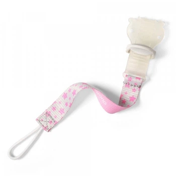 Держатель для пустышки BabyOno, розовый (712)