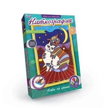 Набор для творчества Danko Toys Ниткография: Коты на крыше NG-01-03