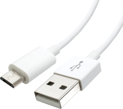 Кабель Patron USB 2.0 - MicroUSB 2 м White (PN-MICROUSB-2M)