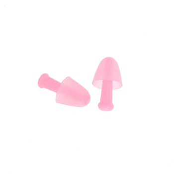 Беруши для плавания, бассейна, купания Silenta Razor Pink + клипса (12227)