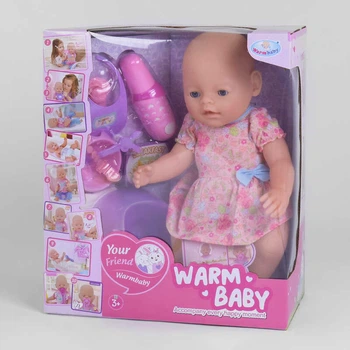 Функциональный пупс WarmBaby 40 см с аксессуарами WZJ 058 A-026 B-2