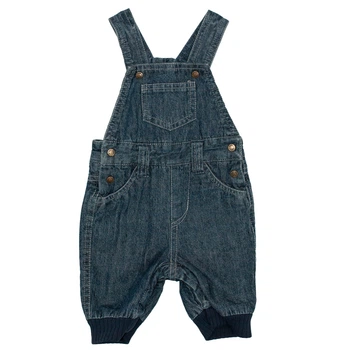 Напівкомбінезон джинс для хлопчика Hawk Kids 8261 54 см Синій