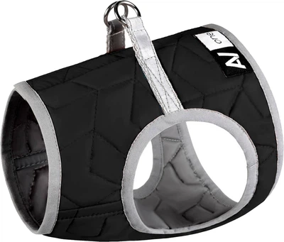 Шлея Collar мягкая AiryVest ONE XS1 24-27 см Черный (29371)
